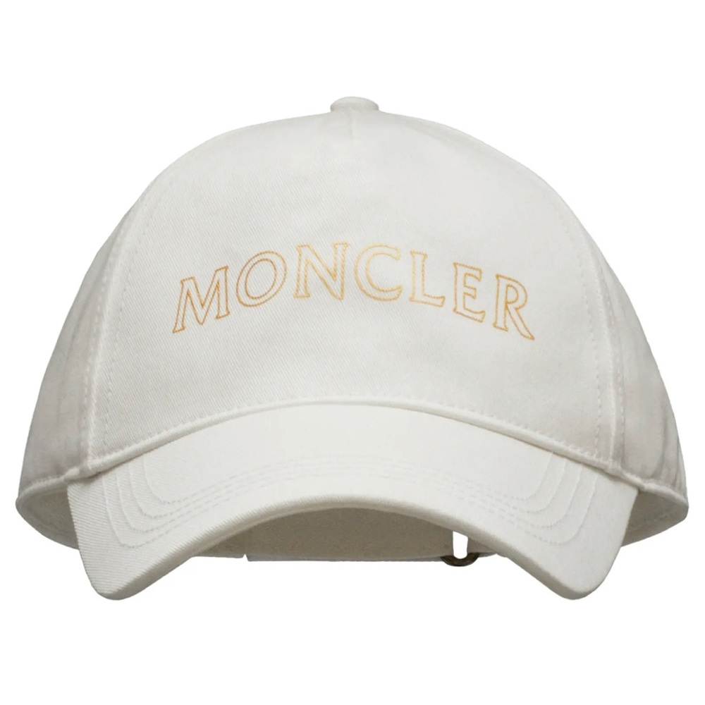 MONCLER Logo Cotton Baseball Cap